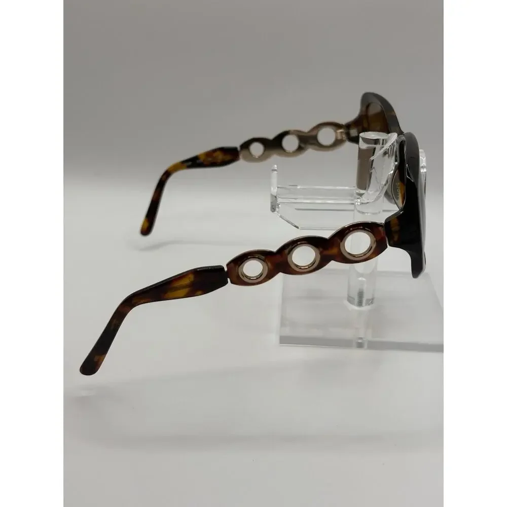 Sol by Daisy Fuentes Tortoise Sunglasses Gold Circle Arms